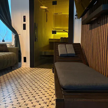 Hydra Haven L Sauna & Jacuzzi L Luxury Wellness Loft Katowice
