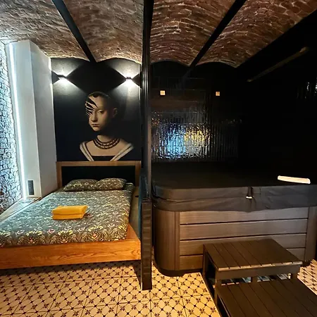 Lägenhet Hydra Haven L Sauna & Jacuzzi L Luxury Wellness Loft Katowice
