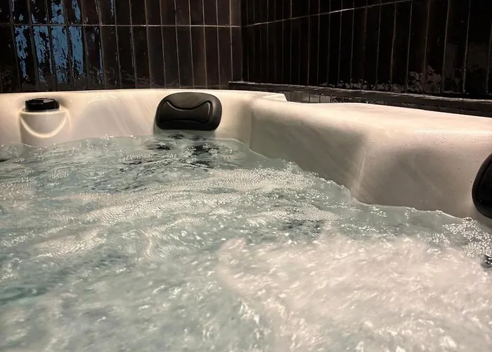 Hydra Haven L Sauna & Jacuzzi L Luxury Wellness Loft Lejlighed